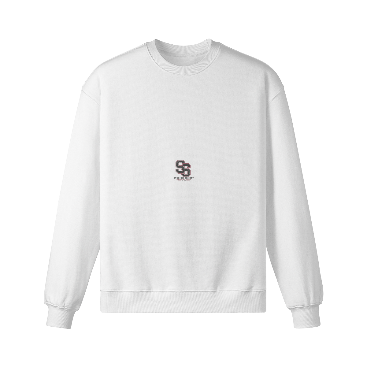Stadium Society Interlocked SS Badge Heavyweight Crewneck — front