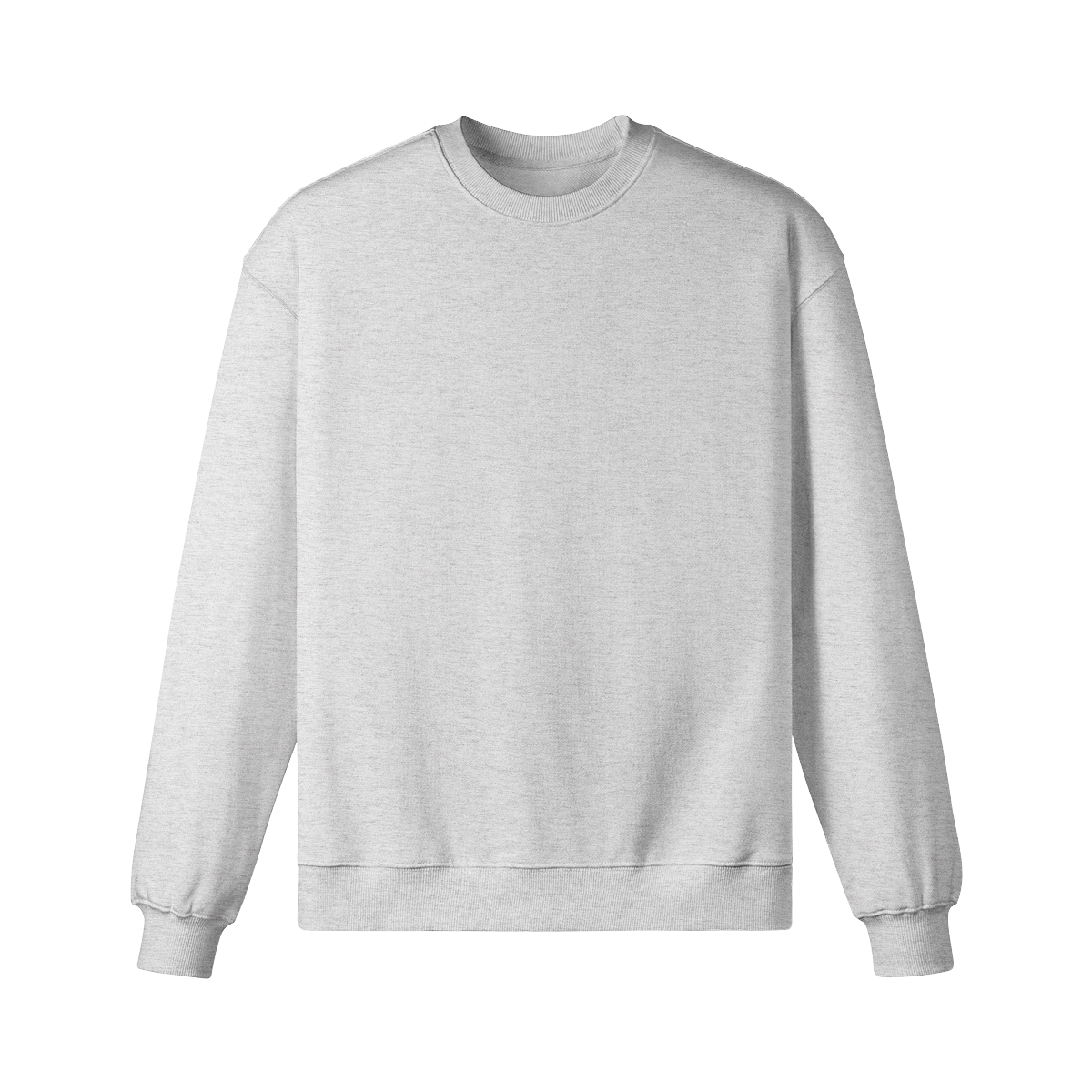 Stadium Society SS Badge Oversized Sweatshirt — Heather Gray — front