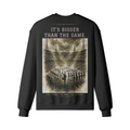 Stadium Society Script Heavyweight Crewneck — Black — back