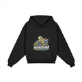 Built for This Bus Stop Heavyweight Hoodie — Midnight Blue — front