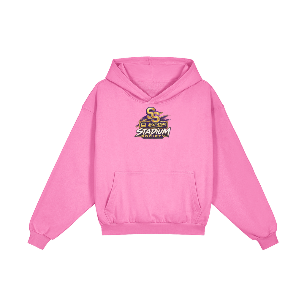 Built for This Heavyweight Hoodie — Purple — front